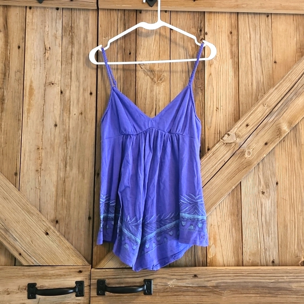 Womens Purple Hurley Tank size L